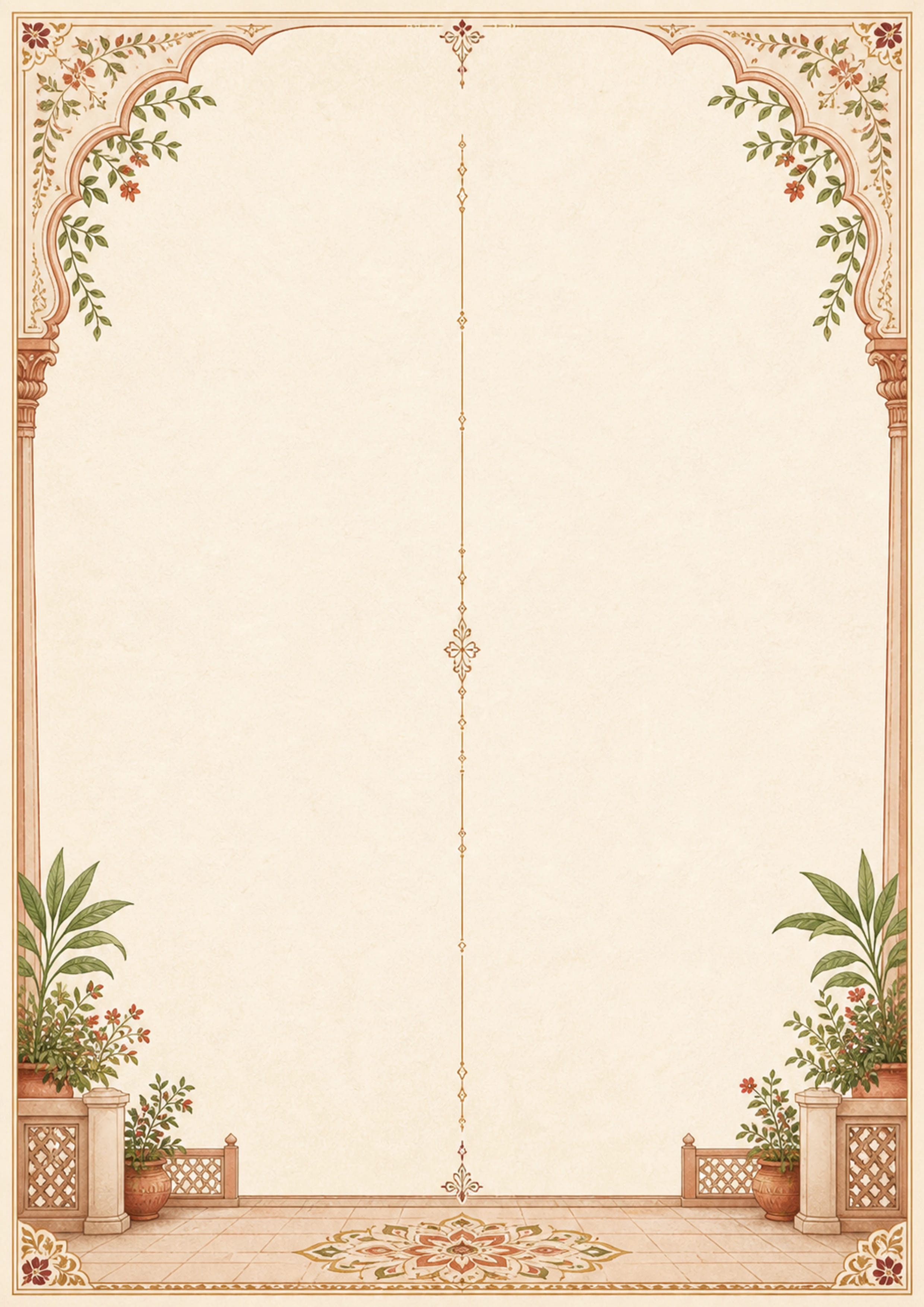 Aangan marriage biodata template preview