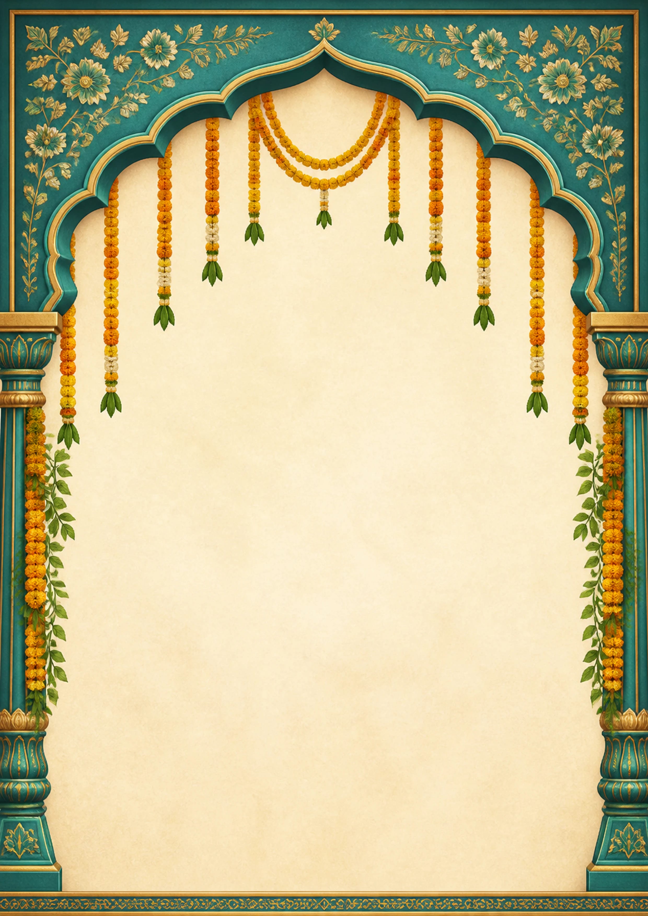 Mandap marriage biodata template preview